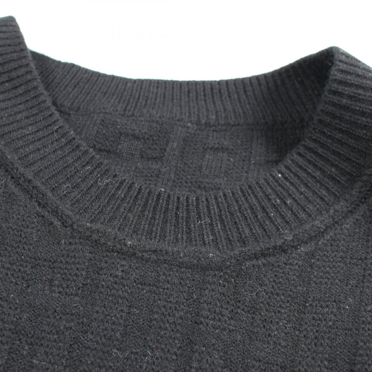 Hermes Dress Pattern Wool Black — view 13
