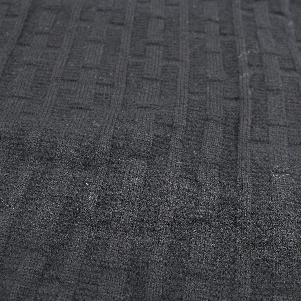 Hermes Dress Pattern Wool Black — view 14