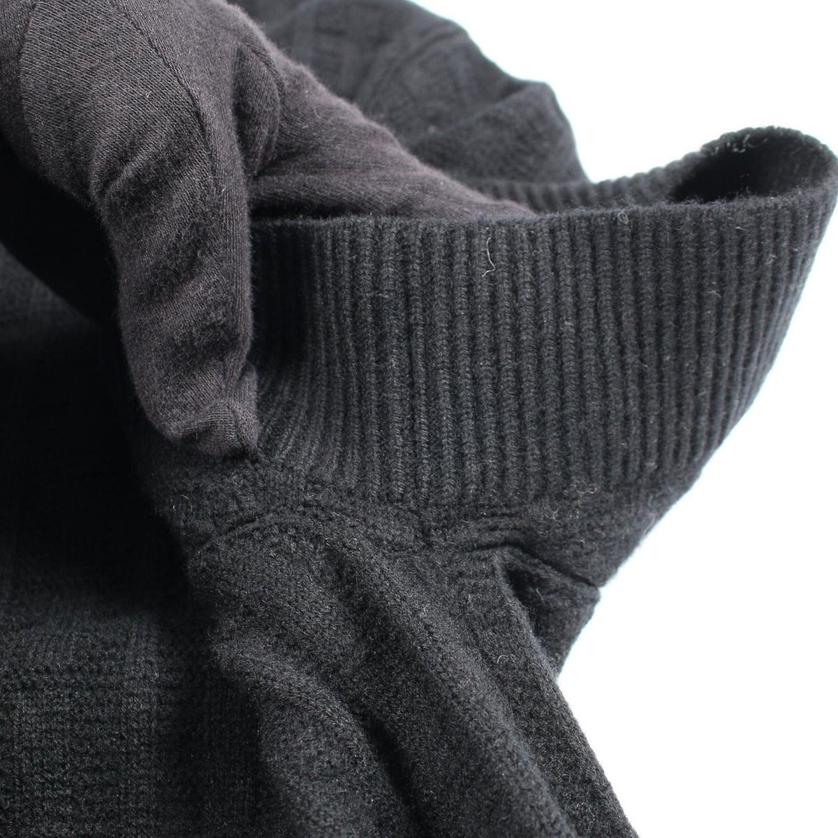 Hermes Dress Pattern Wool Black — view 7