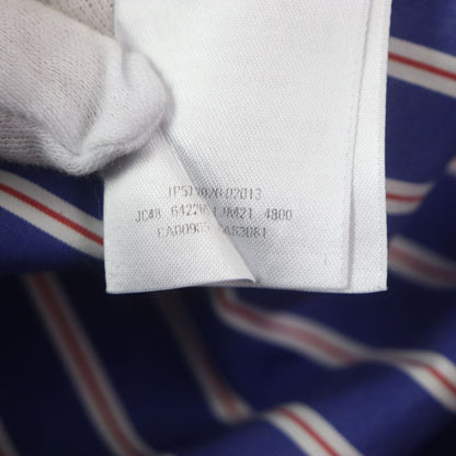 Balenciaga 21SS 642265 100% Cotton Stripe Logo Embroidery Oversized Long