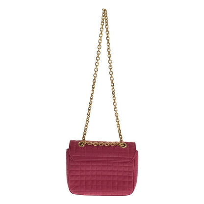 Celine - 2020 - Small C Quilted Calfskin Shoulder Bag With Bag - Pink - Women