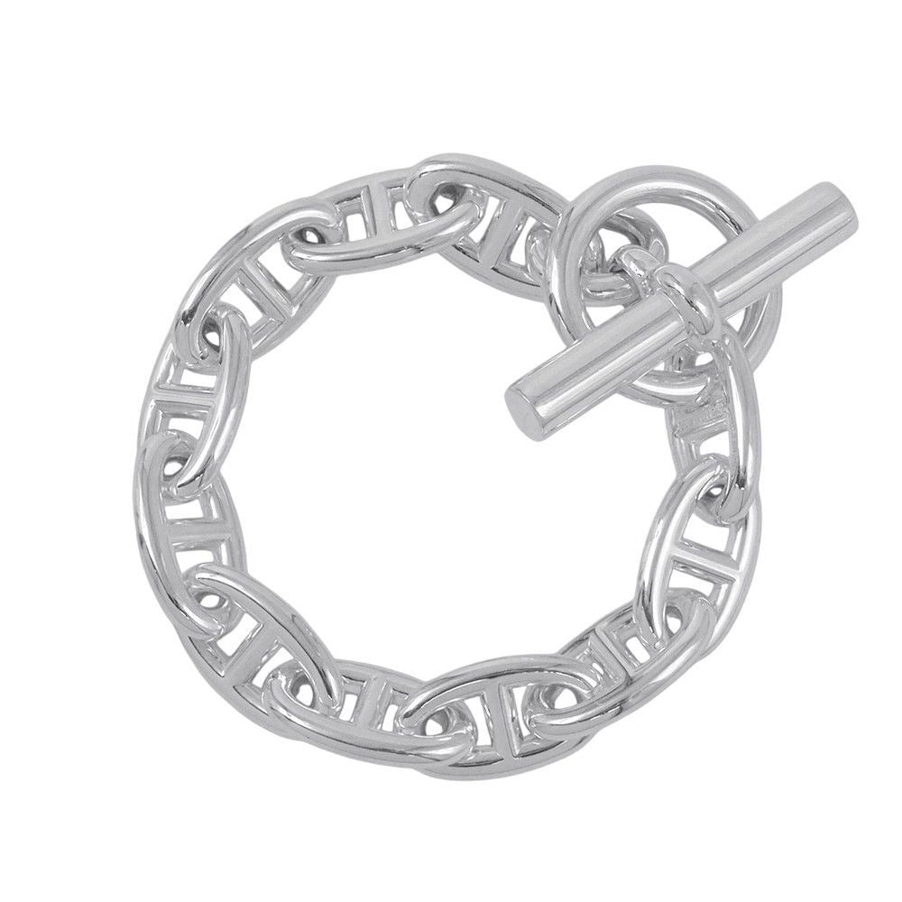 Hermes Bracelet Chaine D'ancre GM 11 Links Silver