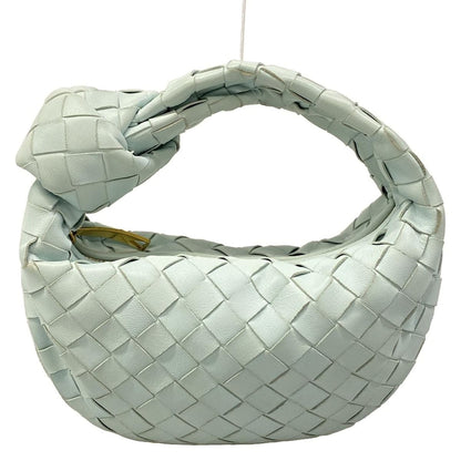 Bottega Veneta Handbag Mini the Jodie Light Blue Lambskin