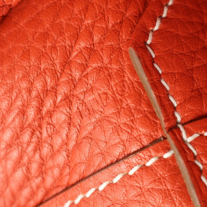 Hermes Tote Double Sens 45 Sanguine Fauve Leather Sanguinu Brown Bold — view 5