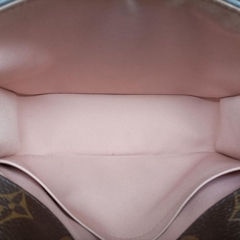 Louis Vuitton Cherry Wood BB Rose Ballerine Vernis M51952fl1129 IC Chip