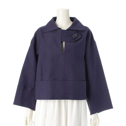 Celine Cotton Phoebe Period Pullover Top 20an8 Navy 38