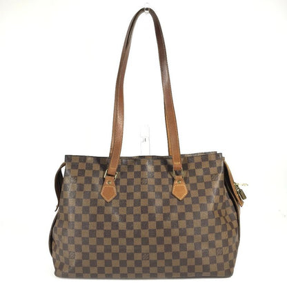 Louis Vuitton Shoulder Bag Colombine N99037 Damier Canvas Ebène Brown
