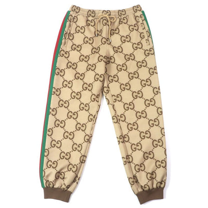 Gucci 22SS 715192 Jumbo GG Jogging Pant Brownish L Men's