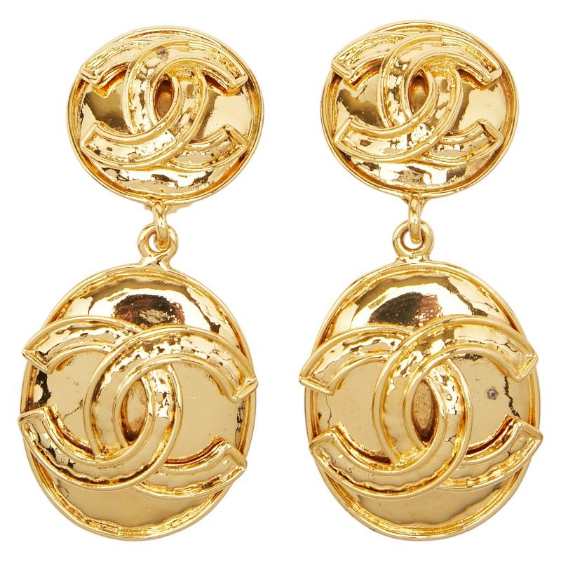 Chanel Coco Mark Gold Plated Ladies Chanel