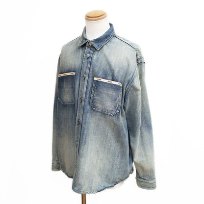 Dior Denim Jacket Shirt 113d585by994 Blue - Size 43 Cotton Apparel