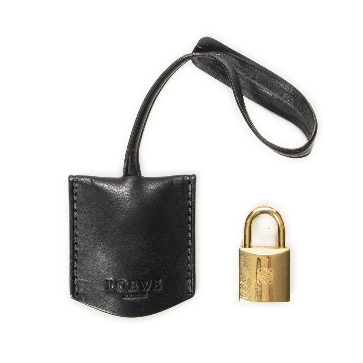 Loewe Zip Messenger Crossbody Black Gray Anagram Canvas — view 10