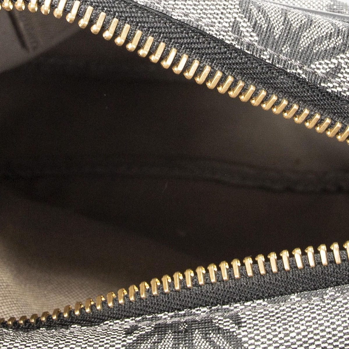 Loewe Zip Messenger Crossbody Black Gray Anagram Canvas — view 9