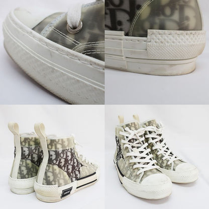 Dior Sneakers - High Cut Oblique White Notation Size 43 27cm (10.63in)