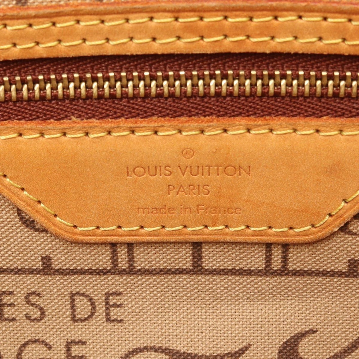 Louis Vuitton Tote Neverfull PM Canvas Leather — view 4
