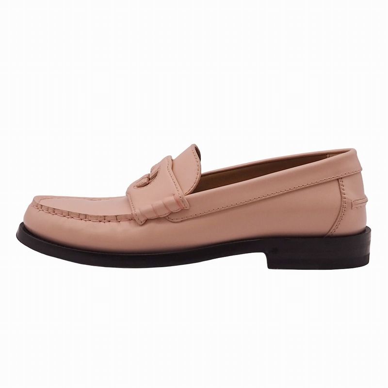 Gucci Interlocking G Women's Loafer Shoes Interlocking G Cutout Pink Black
