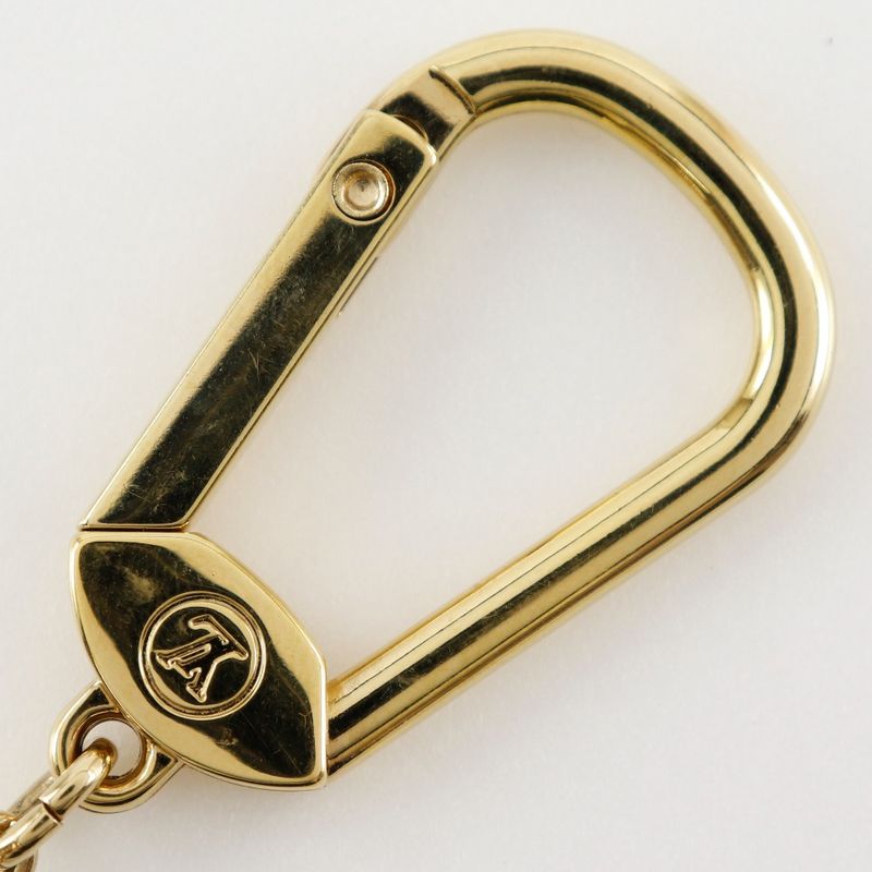 Louis Vuitton Porte Cles Speedy - Ancursion Vintage M65444 Resinous Gold Plated