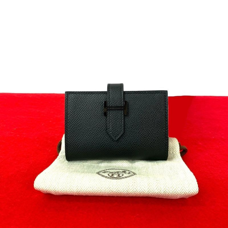 Hermes Bearn Card Case Monochrome Vaux