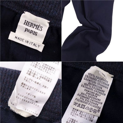 Hermes Pants Long Pants Easy Pants Cashmere 10
