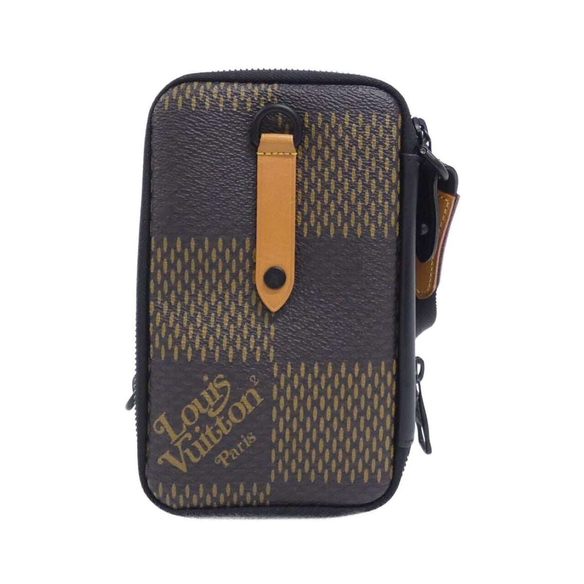 Louis Vuitton Damier Giant Double Phone Pouch Shoulder Bag — view 2