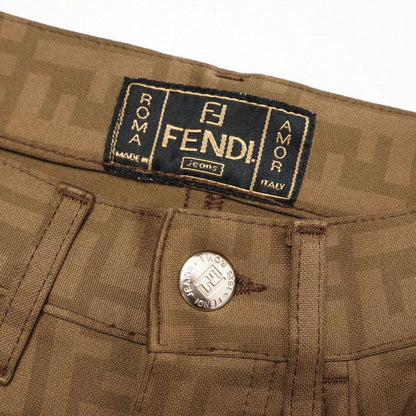 Fendi Vintage Pants Size I41 D35 Inch27 Zucca Stretch Pants Skinny Pants Made