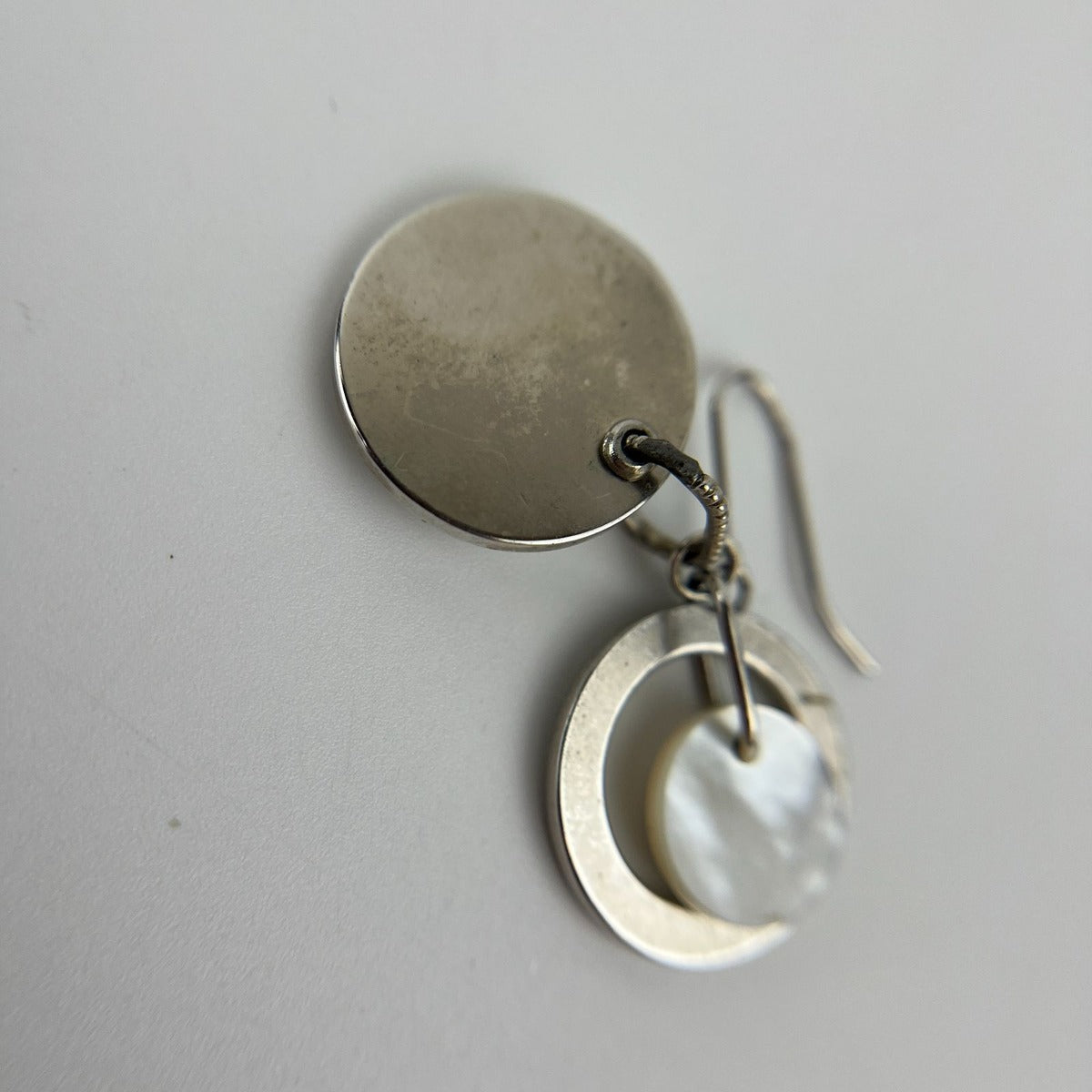 Dior Earrings Silver Vintage — view 4
