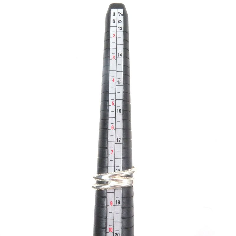 Gucci 770719 Double G Key Motif Ring Ring Ag925 Silver 18 Weight