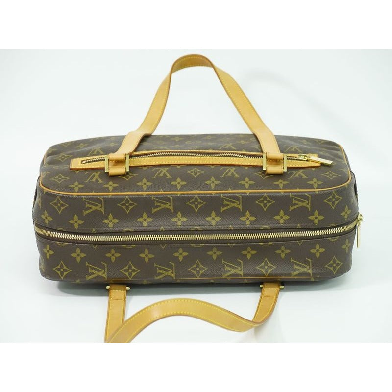 Louis Vuitton Cite GM Monogram Shoulder Bag Brown — view 5