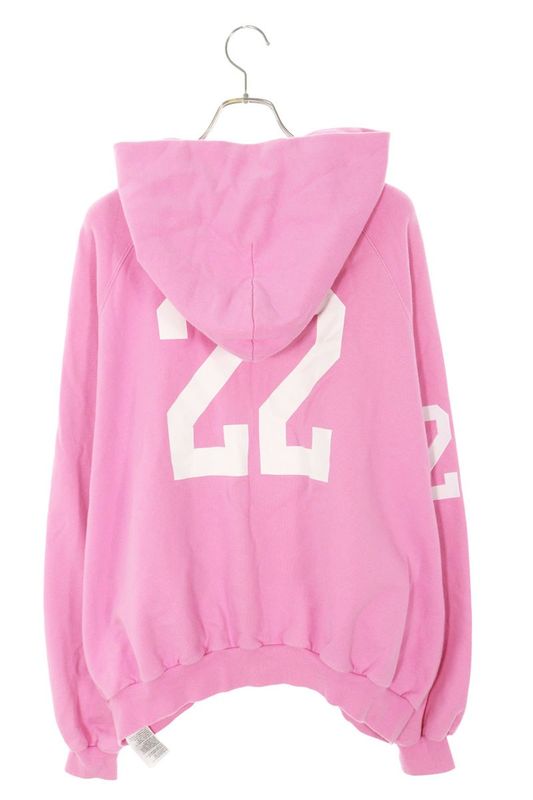 Balenciaga 720425 Tnvd4 Polo Zip Up Hoodie Men 1