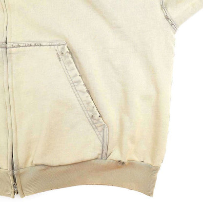 Balenciaga 24aw Y2k Zip-Up Hoodie Regular Fit Zip-Up Hoodie 803264 Trvg2 Beige M