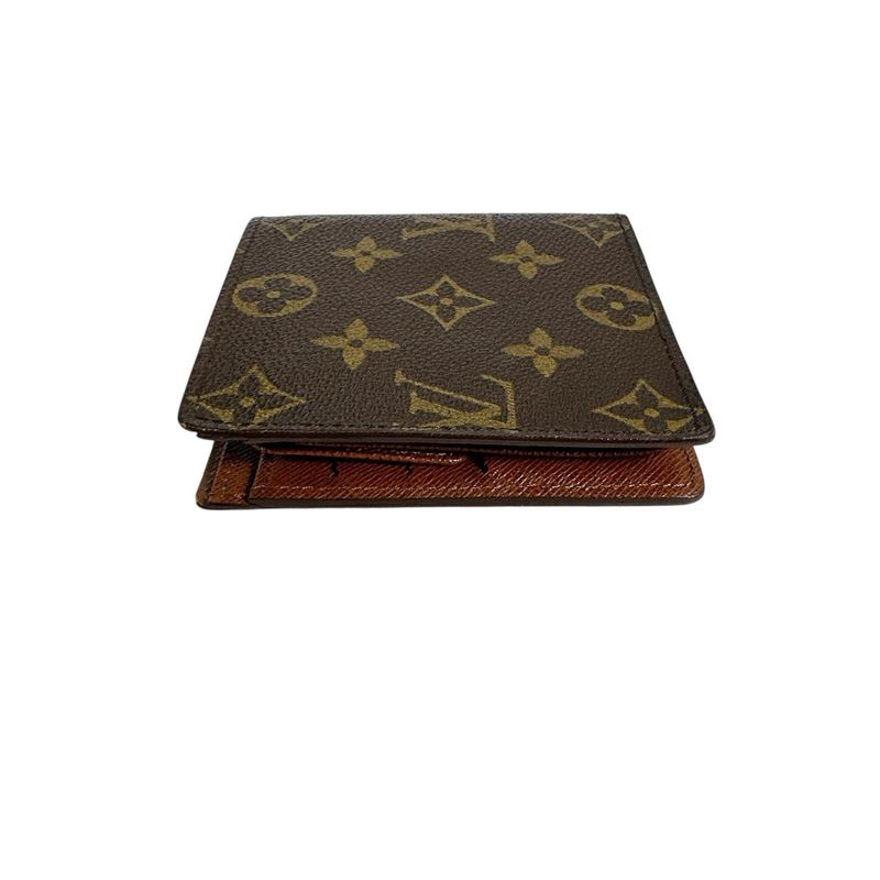 Louis Vuitton M61675 Monogram Portefeuille Marco Fold Wallet Louis Vuitton Brown