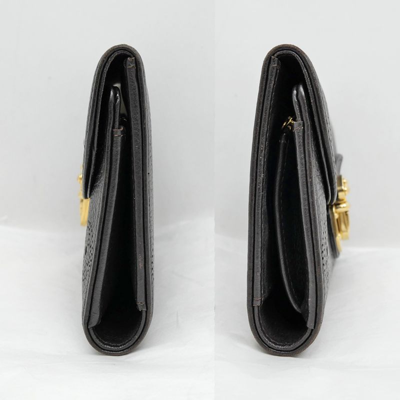 Louis Vuitton Long Wallet Portefeuille - Amelia Chocolat Gold Hardware