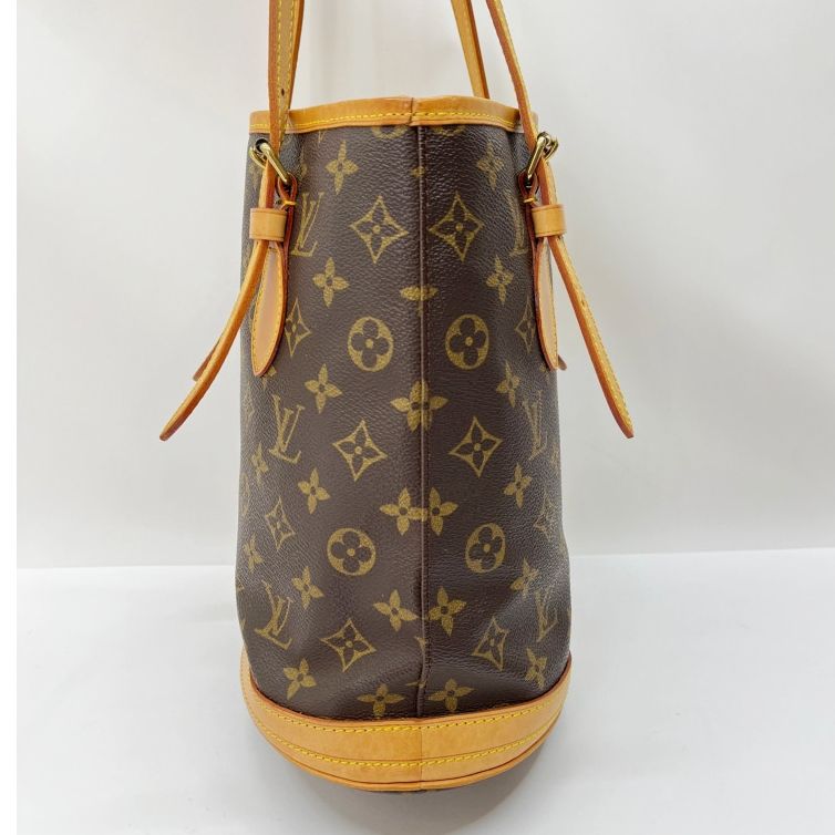 Louis Vuitton Monogram Petit Baguette Tote Bag M42238 Brown