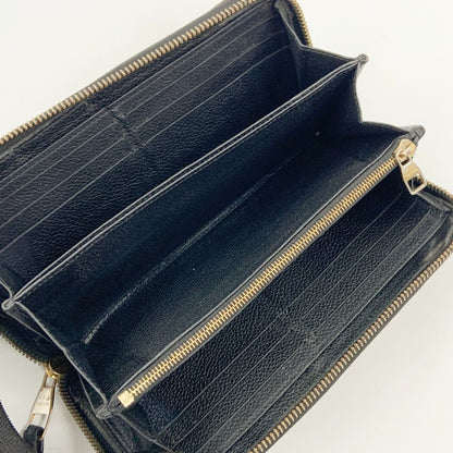 Louis Vuitton Monogram Empreinte Zippy Wallet Round Zipper Long Wallet M61864