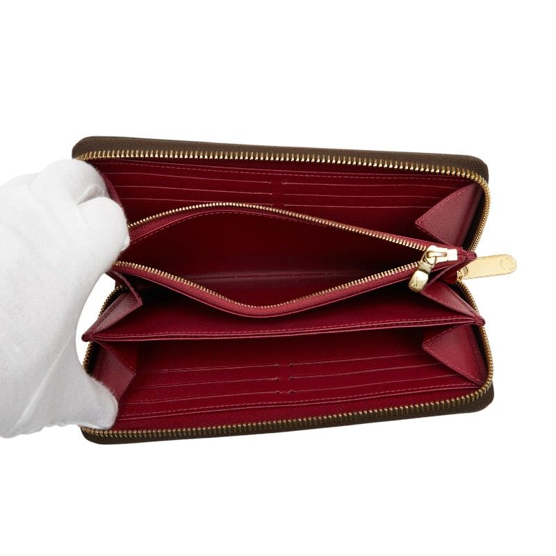 Louis Vuitton Monogram Zippy Wallet Round Zipper Long Wallet M41895 Brown