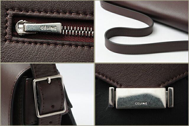 Celine Shoulder Bag Clutch Bag 171953pfb.28bd Burgundy With Strap 2way