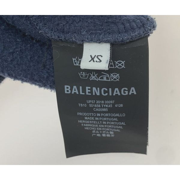 Balenciaga Hoodie Navy — view 7