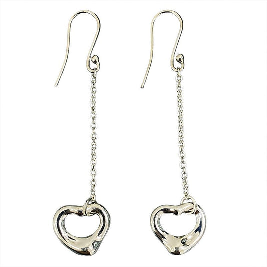 Tiffany & Co Open Heart Drop Earrings