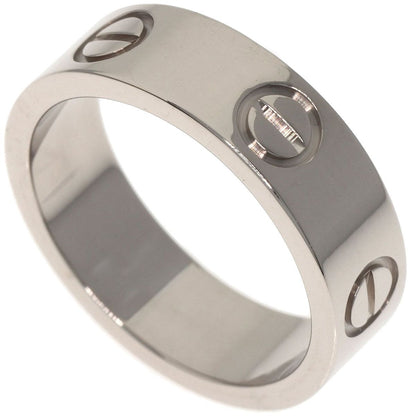 Cartier Love Ring 50 18k White Gold