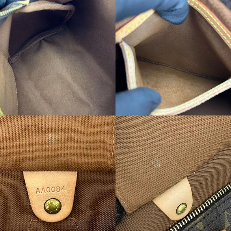 Louis Vuitton Speedy 30 Handbag Speedy 30 M41526 Monogram Brown Gold Hardware