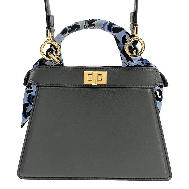 Fendi | 8bn335 Peeka BOO Iseeu Mini Tote Bag With Lappy | Gray | Women