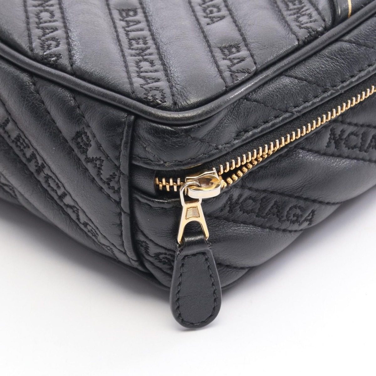 Balenciaga Shoulder Bag Li Porter Xs Black Leather — view 7
