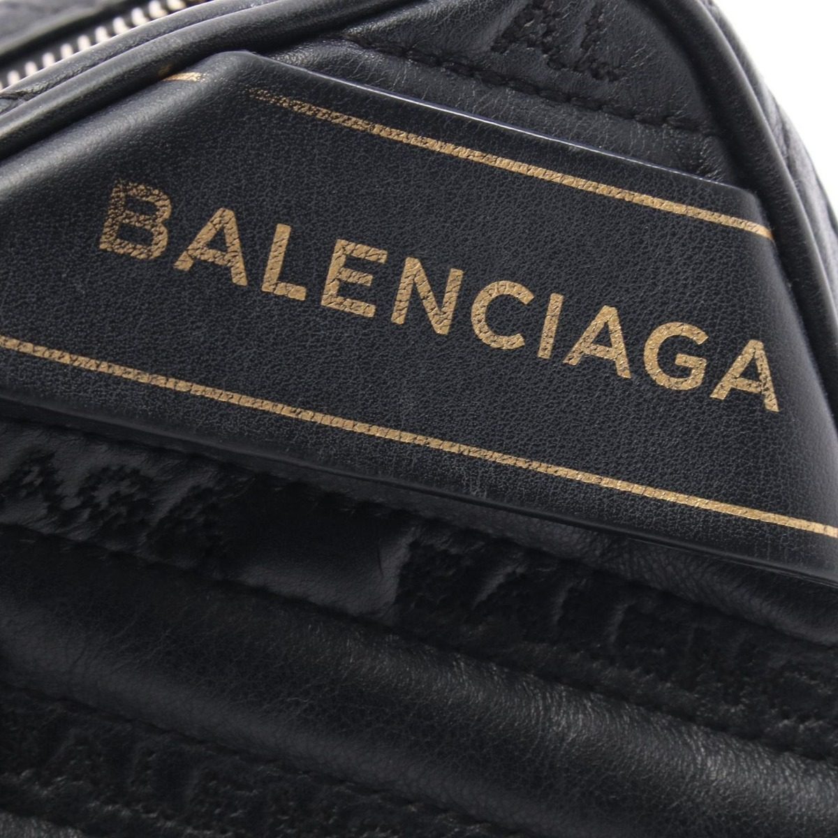 Balenciaga Shoulder Bag Li Porter Xs Black Leather — view 8