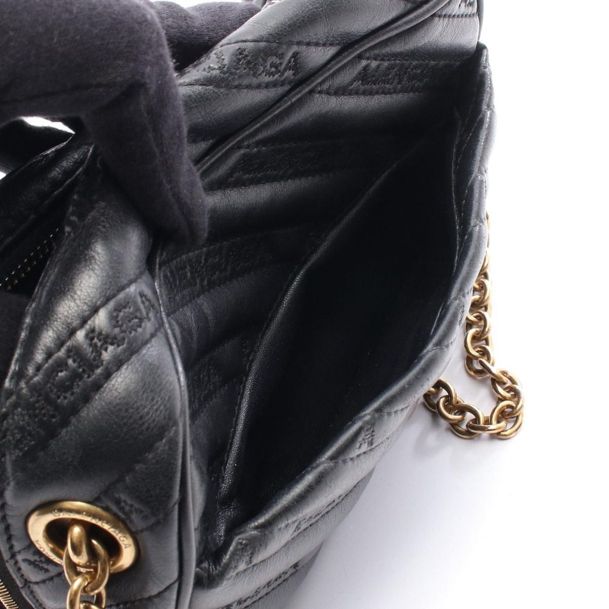 Balenciaga Shoulder Bag Li Porter Xs Black Leather — view 9