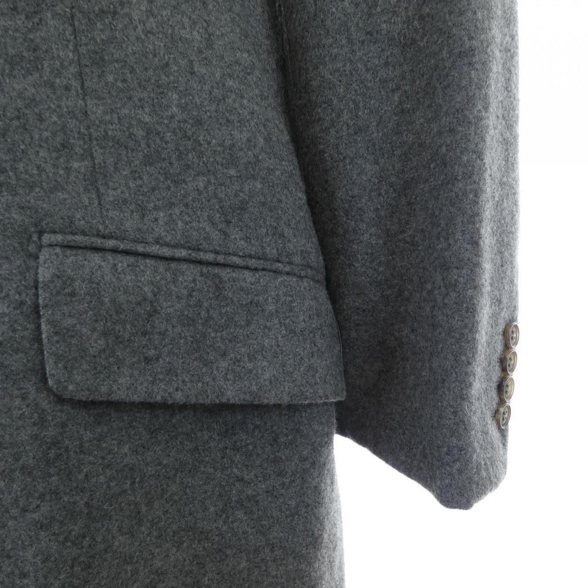 Hermes Coat Cashmere Gray — view 6