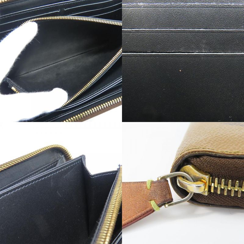 Louis Vuitton Long Wallet Zippy Wallet M69353 Monogram Reverse Brown Goldhardwar