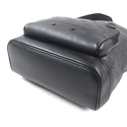 Louis Vuitton M46107 Monogram Shadow Racers Ring Bag Leather Body Bag Black