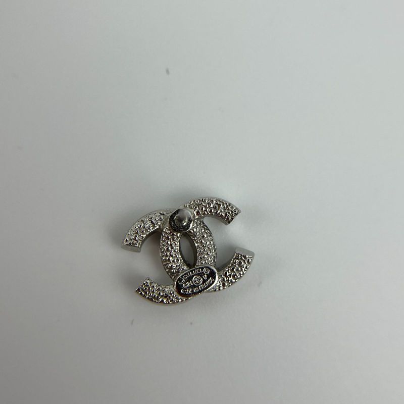 Chanel Coco Mark Accessories Earrings Silver C21V Vintage Ladies