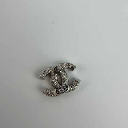 Chanel Coco Mark Accessories Earrings Silver C21V Vintage Ladies