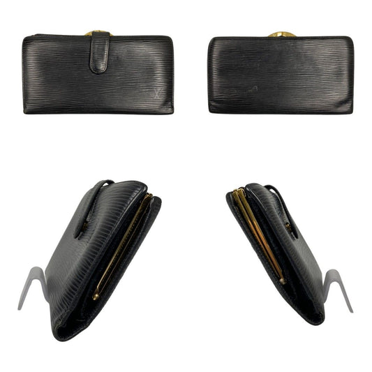 Louis Vuitton Epi Continental Viennois Long Wallet M63252 Noir