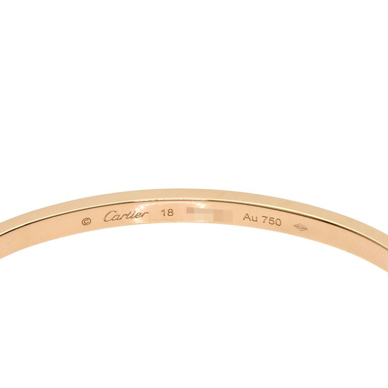 Cartier Mini Love Bracelet #18 Bracelet With Screwdriver 18K Pink Gold Ladies